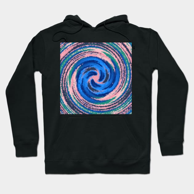 Colorful Circle Swirl Hoodie by Peaceful Space AS